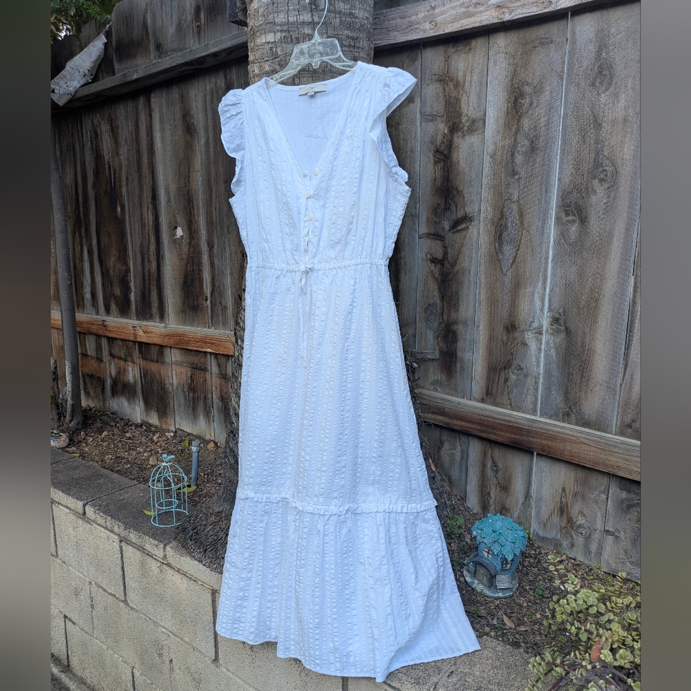NWOT LOFT Crisp White Dress – Timeless & Polished (Size M)